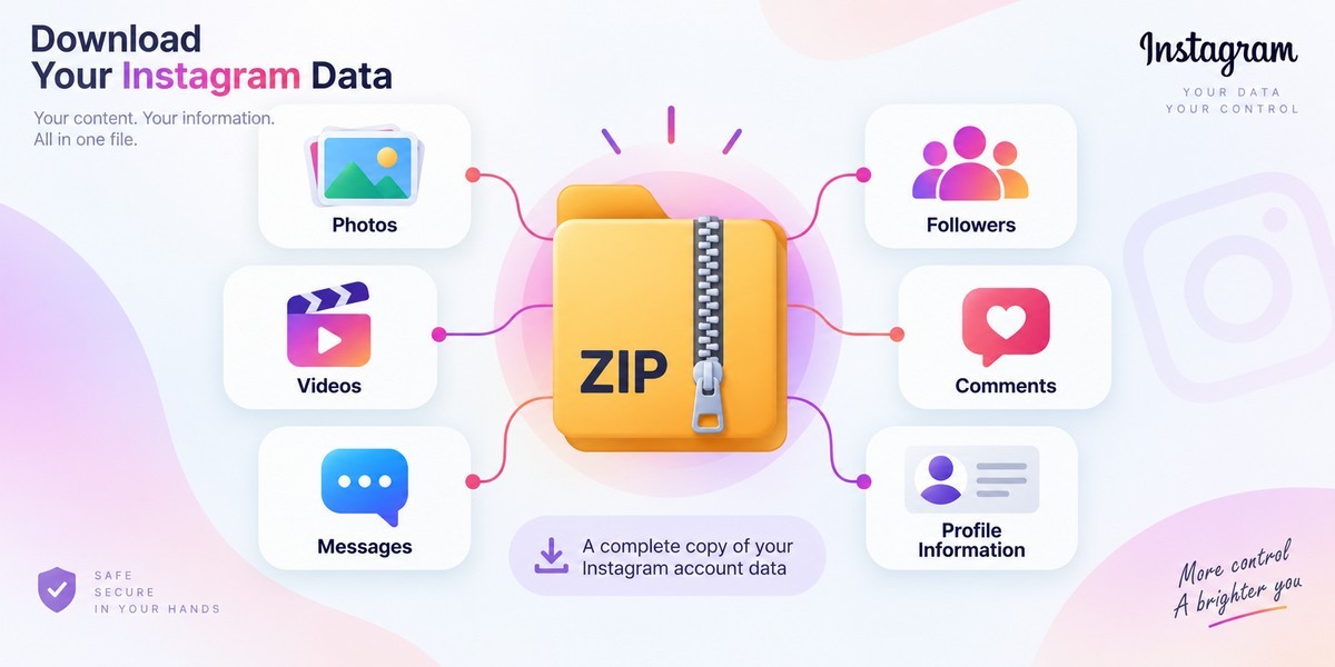 اطلاعات موجود در بکاپ اینستاگرام