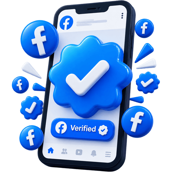 خرید تیک آبی فیسبوک
