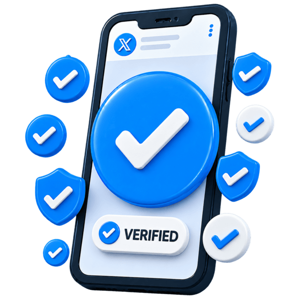خرید تیک آبی توییتر